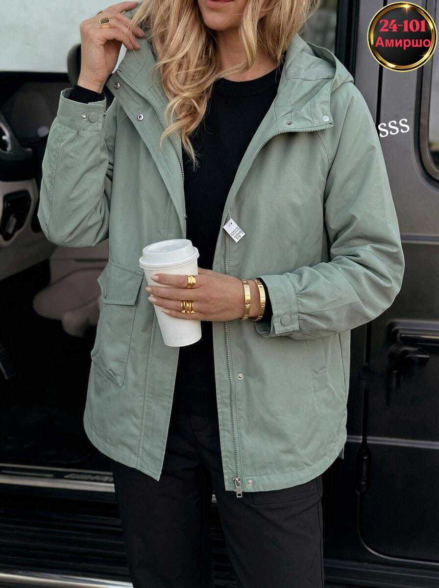 ветровка удлиненная с капюшоном,куртка женская,ветровка женская,женская куртка демисезонная,модная куртка