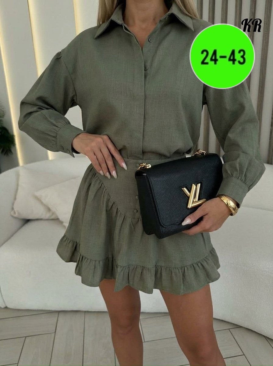 костюм женский рубашка с юбкой,женский костюм с юбкой,женский костюм двоечка (рубашка+юбка),костюм рубашка юбка,костюм рубашка и юбка in-a896t570