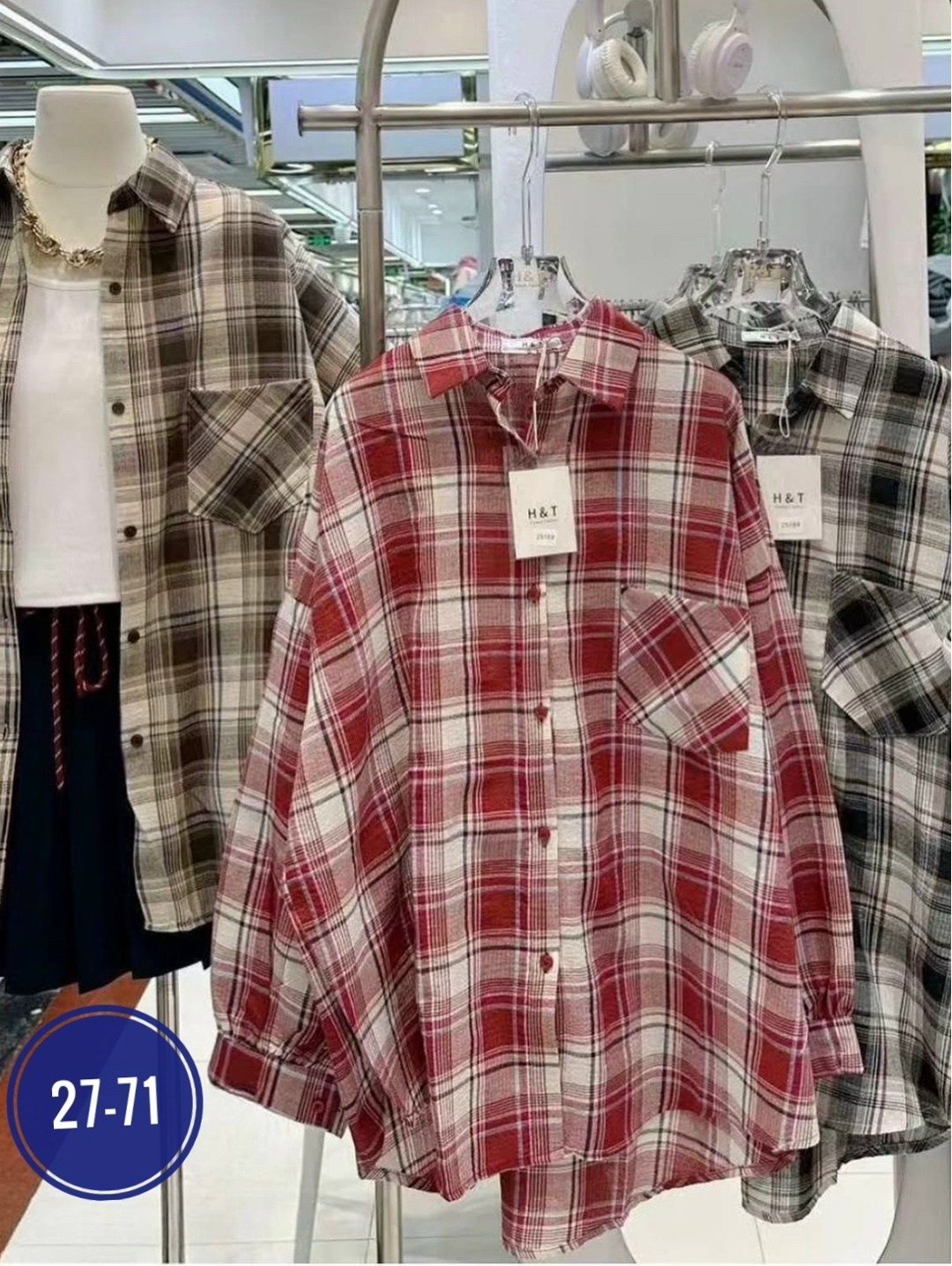 женская рубашка,рубашка,рубашка женская в клетку оверсайз,рубашка в клетку оверсайз на кнопках,рубашка в клетку