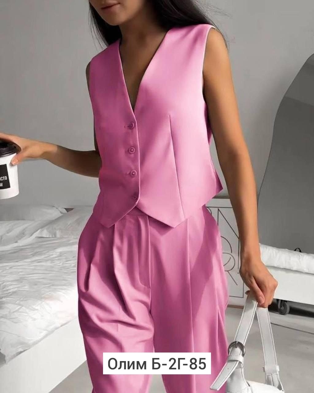 женский костюм с брюками и жилеткой,брючный костюм 48-60,брючный костюм жилет и брюки,женский брючный костюм,костюм брючный женский арт. 10406267