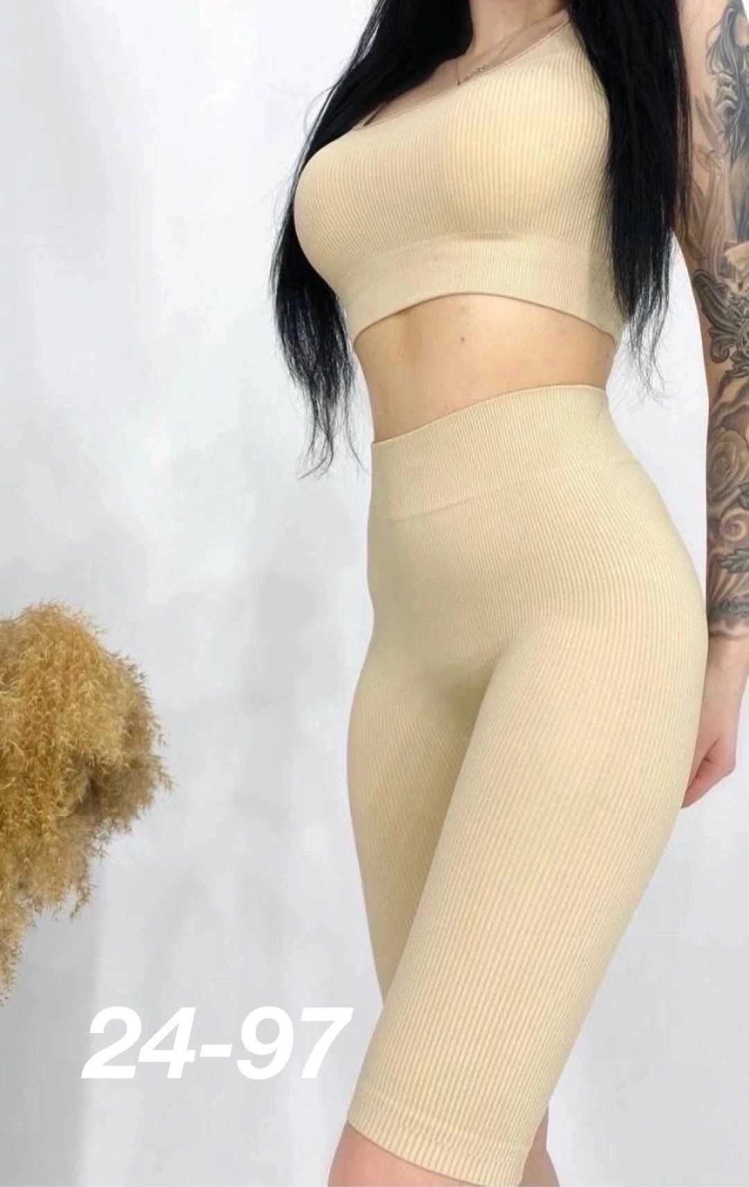 костюм топ и велосипедки,костюм топ и велосипедки спортивный,костюм женский,легинсы женские,