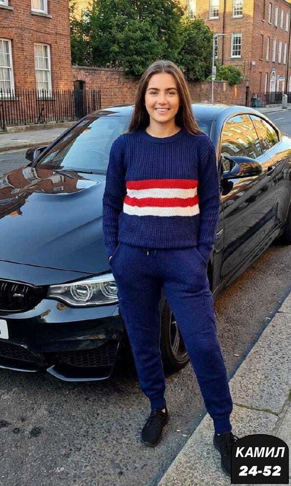 вязаный костюм женский,вязаный костюм,трикотажный костюм,костюм вязаный теплый,стильный вязаный костюм