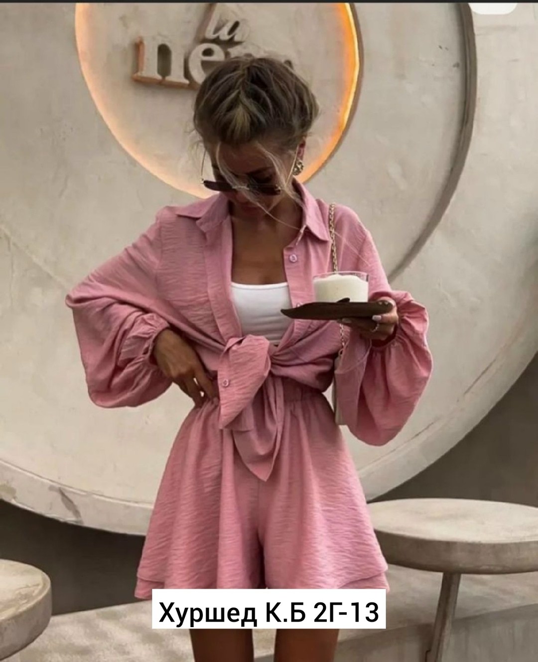 легкий и удобный летний костюм женский - рубашка с шортами,костюм женский летний,розовый костюм комплект летний рубашка и шорты,женские наряды,женские костюмы