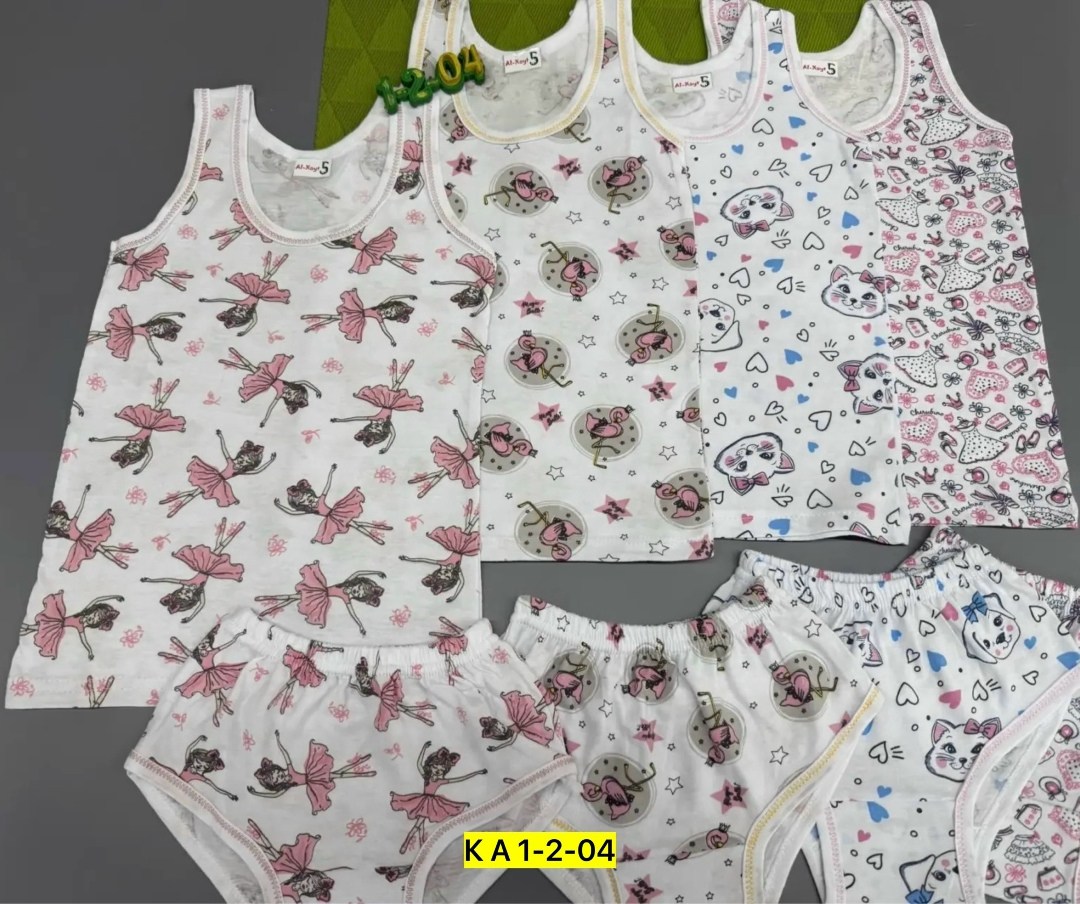 комплект детского нижнего белья,комплект детский девочка (майка, трусы) № uz025,комплект майка трусы,комплект майка трусы для девочки,белье детское комплект