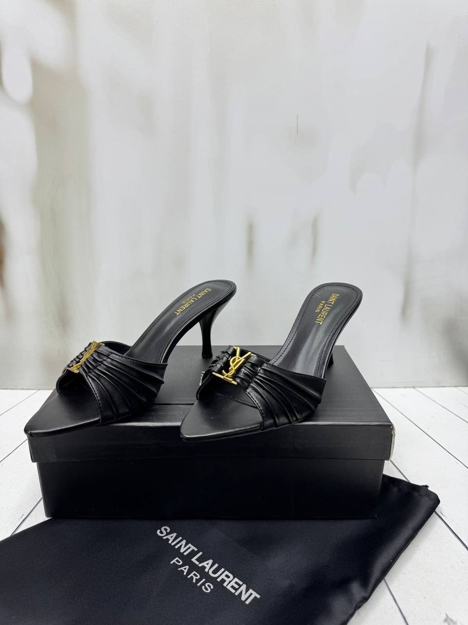 ,босоножки saint laurent,босоножки yves saint laurent,туфли yves saint laurent,кожаные мюли