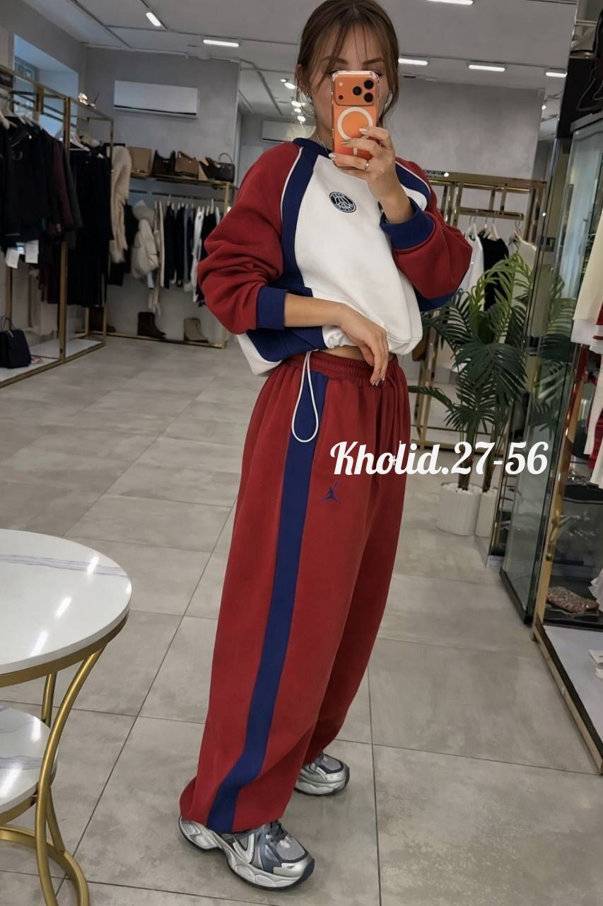 женский спортивный костюм,спортивный костюм,женские костюмы,спортивные брюки бананы свободные утепленные nesliwear,спортивные брюки