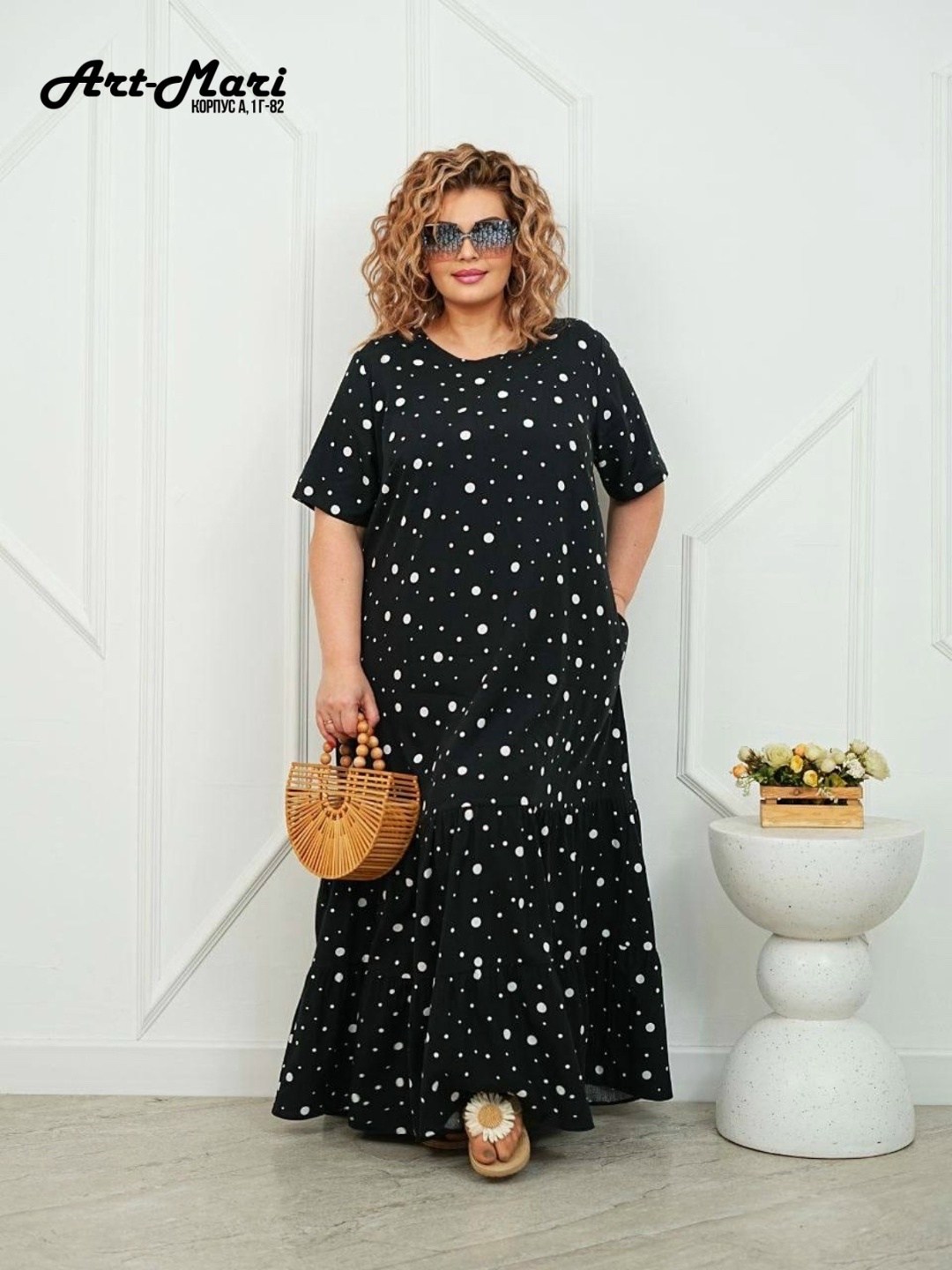 фасон платьев,платье женское,платье больших размеров,платья,платье в горошек