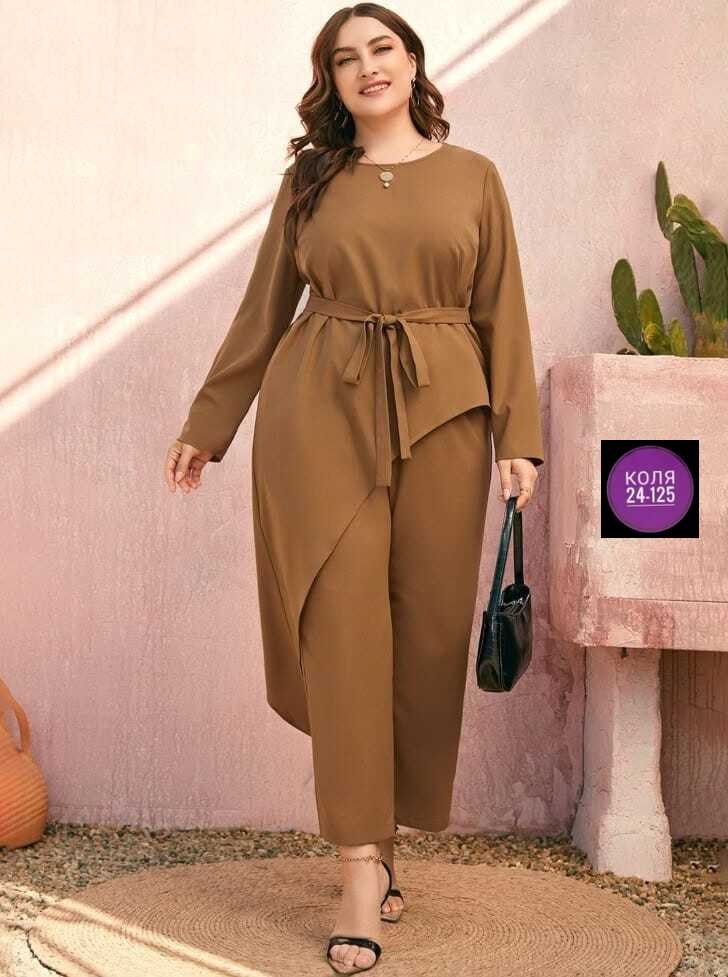 одежда для полных,вечерние костюмы,одежда для женщин,праздничный брючный костюм,брючный комплект