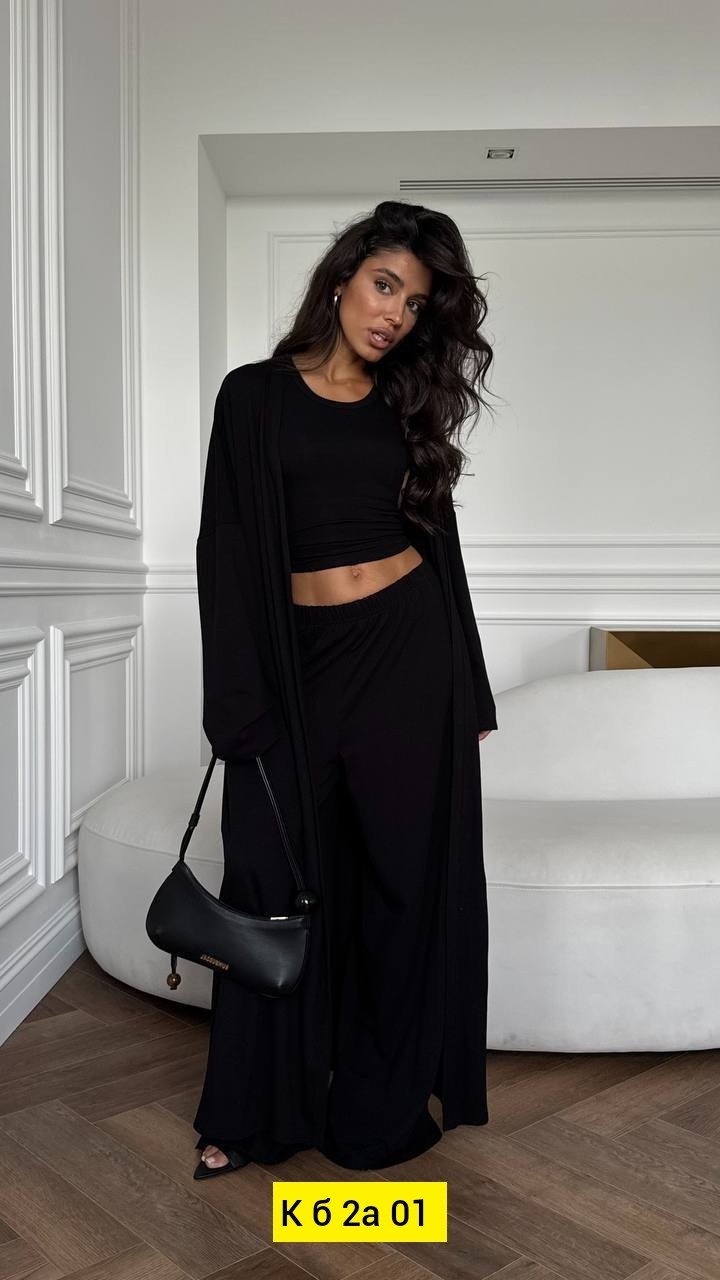 костюм тройка женский,удлиненный кардиган,костюм с брюками палаццо,женские костюмы,