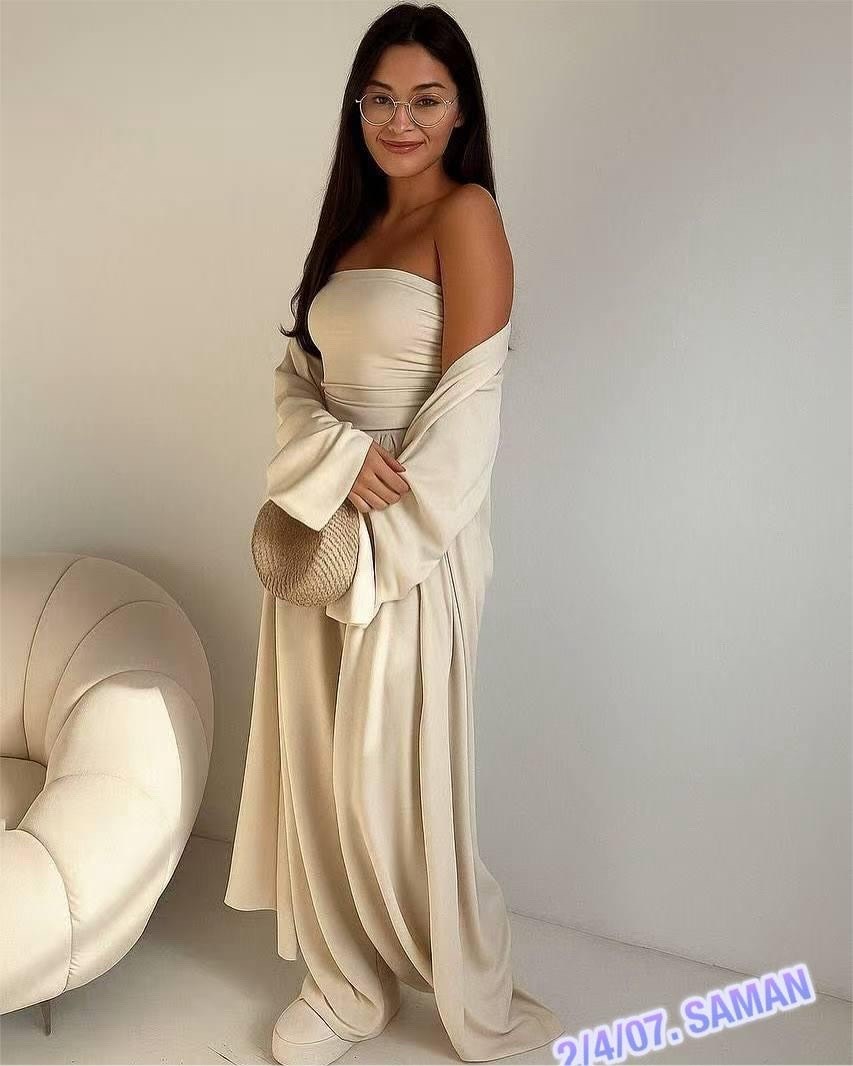 костюм женский тройка,женские костюмы,комплект с топом,костюм летний с брюками палаццо,топом и кардиган макси diamond daze,костюм летний с брюками палаццо