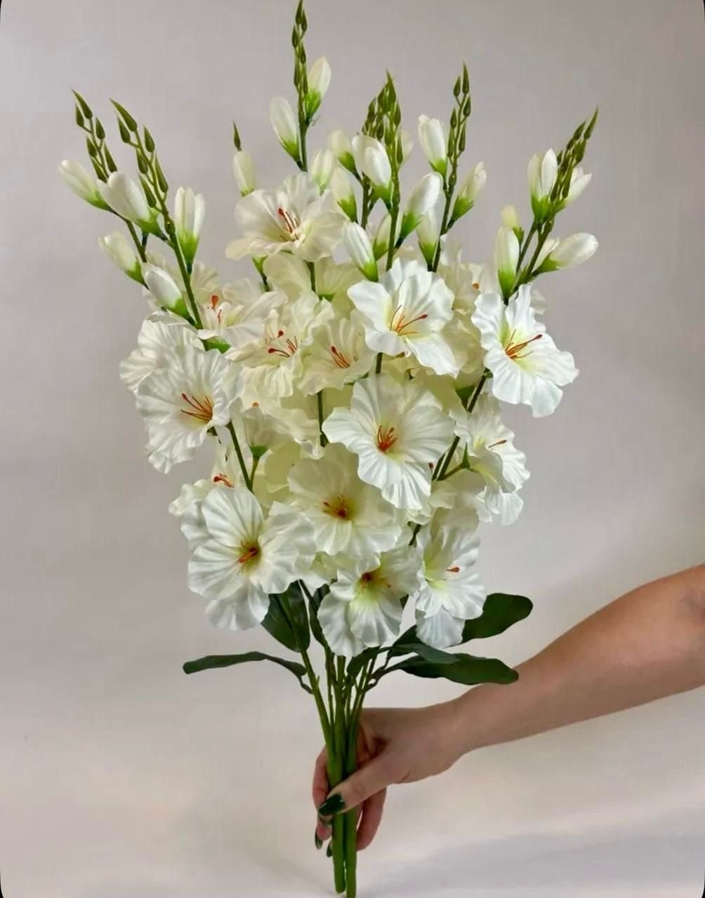 гладиолусы искусственные,искусственные цветы гладиолусы,букет гладиолуса желтый,желтые гладиолусы,искусственные цветы гладиолусы для декора