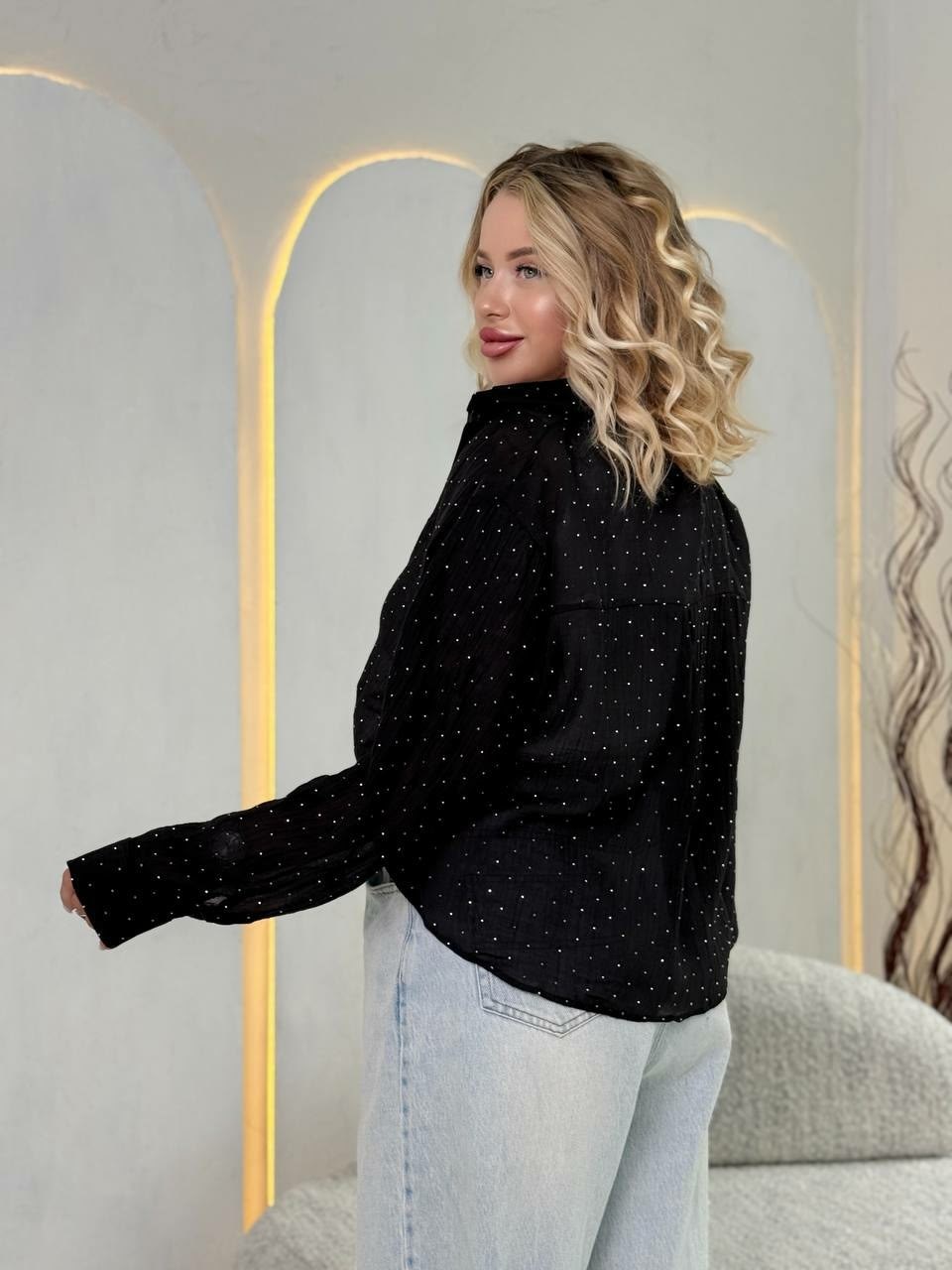 стильная блуза,блуза,женская блузка,блуза begimoda 4076 черный,женская блуза