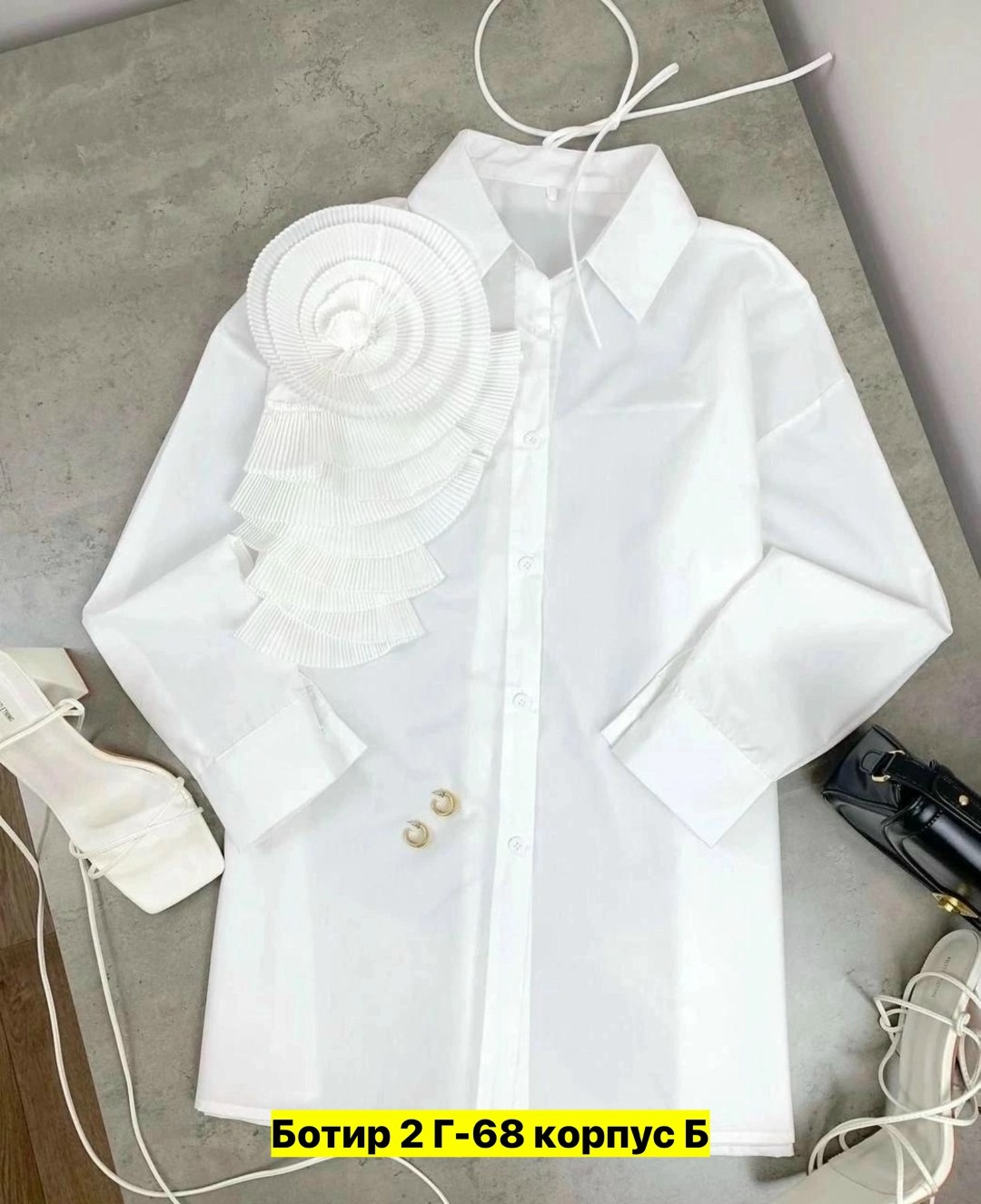 женская рубашка,рубашка с розочкой,рубашка белая женская,рубашка блузка,блузка элегантная