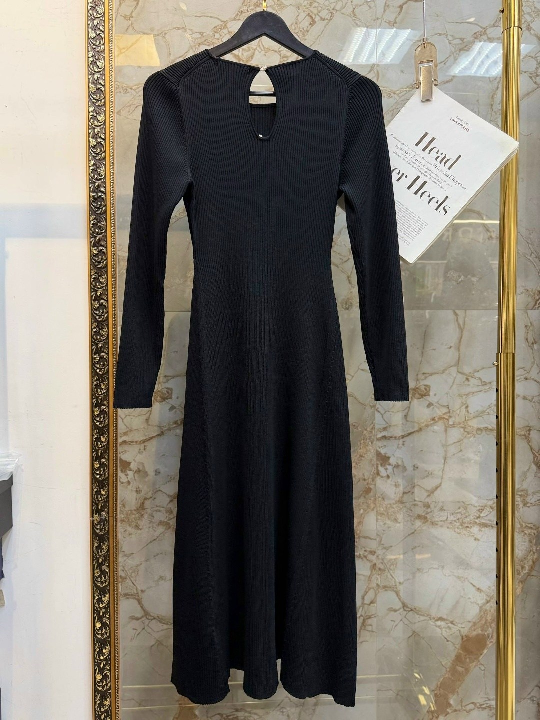 черное трикотажное платье maje,женское черное трикотажное платье maje,трикотажное платье,платье,черное трикотажное платье maje sportle