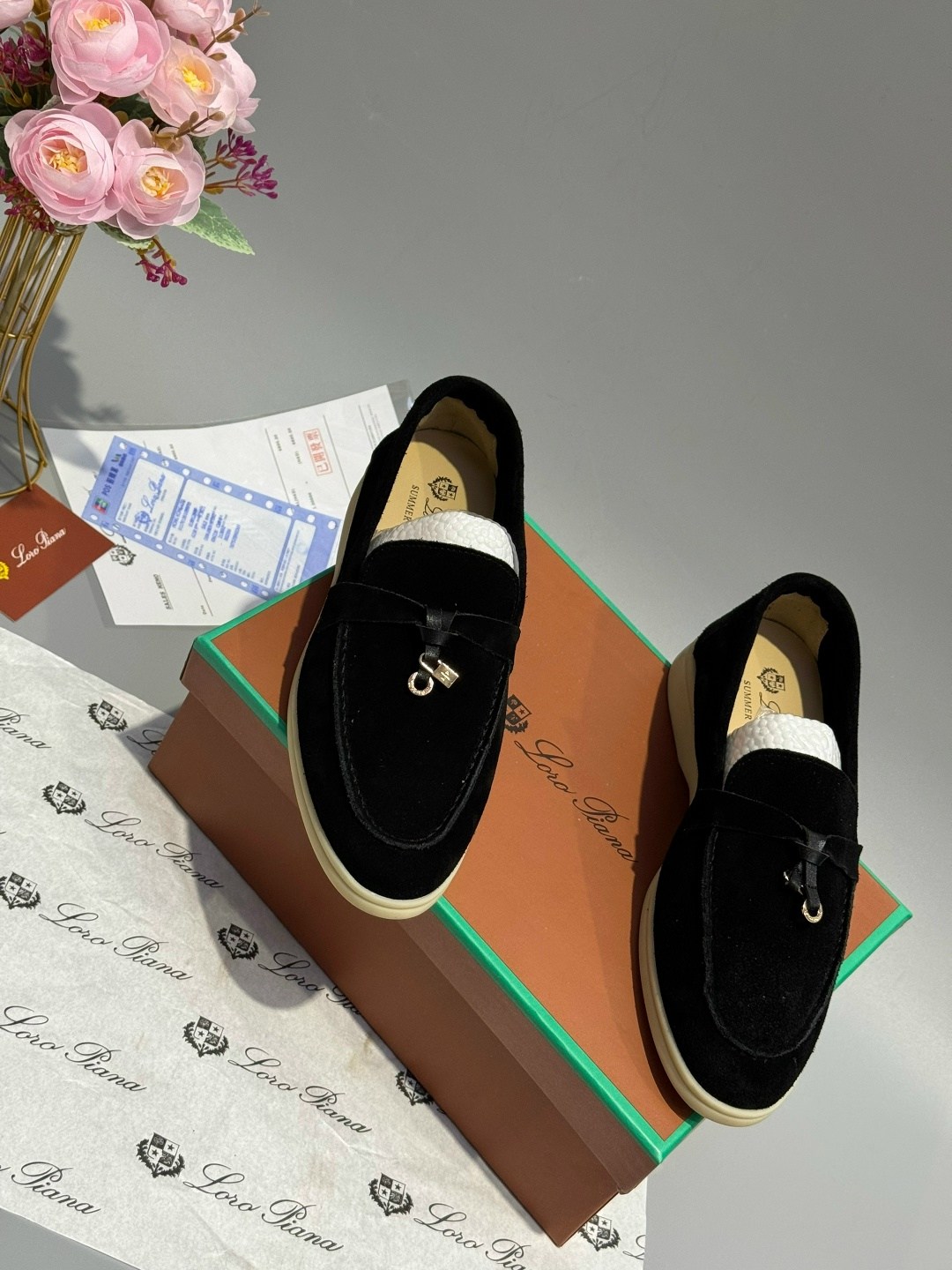 лоферы женские loro piana,замшевые женские лоферы loro piana черные,,лоферы натуральная замша loro piana,лоферы loro piana