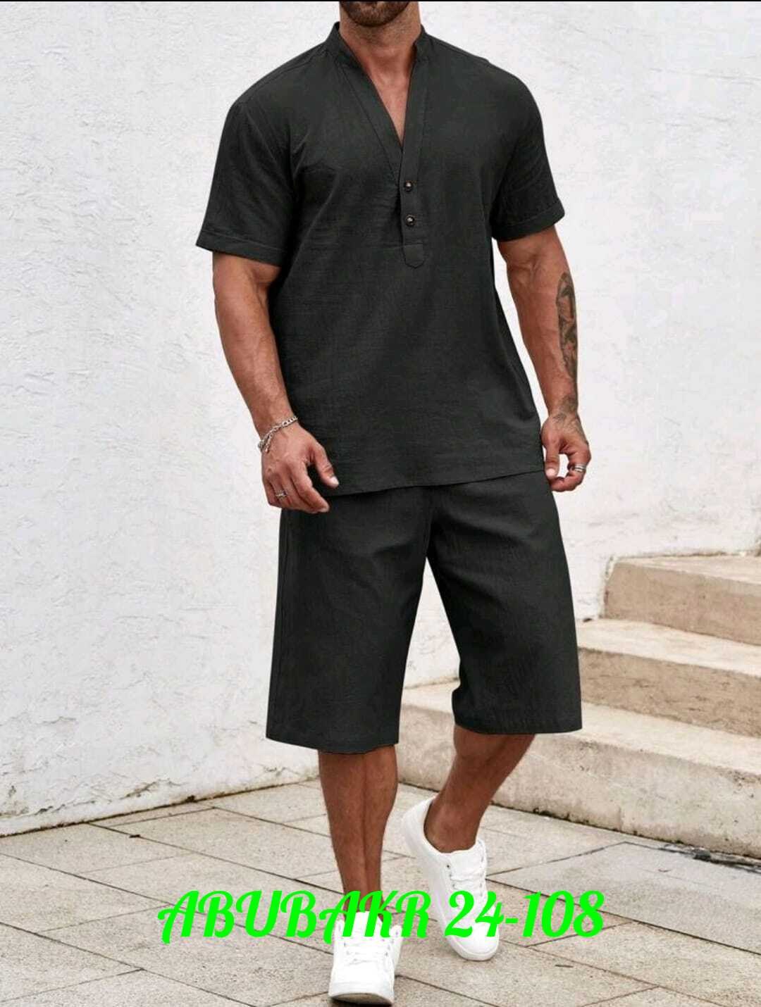 летние мужские костюмы,мужской повседневный костюм,мужской льняной костюм,льняной костюм с шортами,мужской костюм из льна