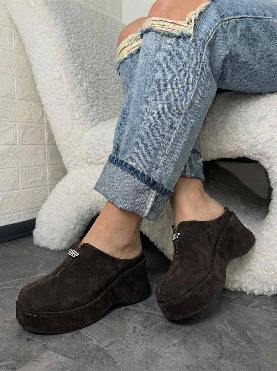 , на платформе,шлепанцы на платформе, повседневные,тапочки модные