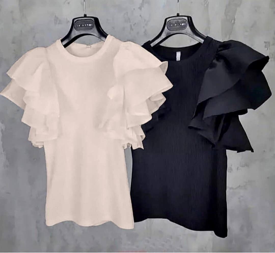 женские блузки из лайта,блузка стильная,блузка,блузка с оборками,блузка женская