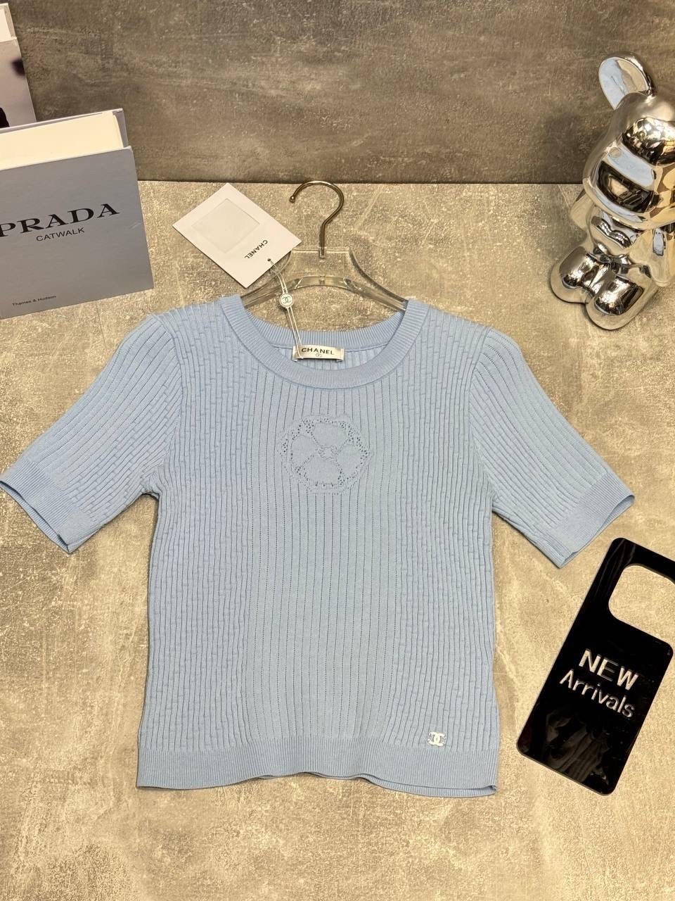 женская кофта,кофта свитер,брендовые женские,голубой джемпер,вязаная футболка