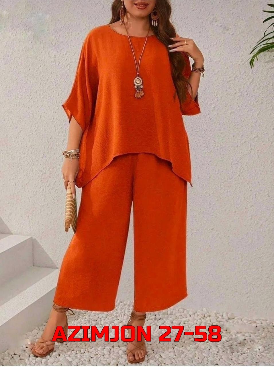 костюм брючный летний,оранжевый брючный костюм,брючные костюмы для женщин,летний брючный костюм женский,костюм брючный женский