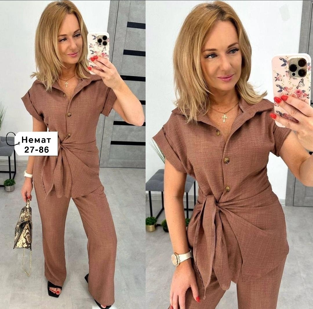 женский костюм двойка ткань лён,костюм двойка лен,костюм женский двойка с брюками,костюм двойка,костюм женский