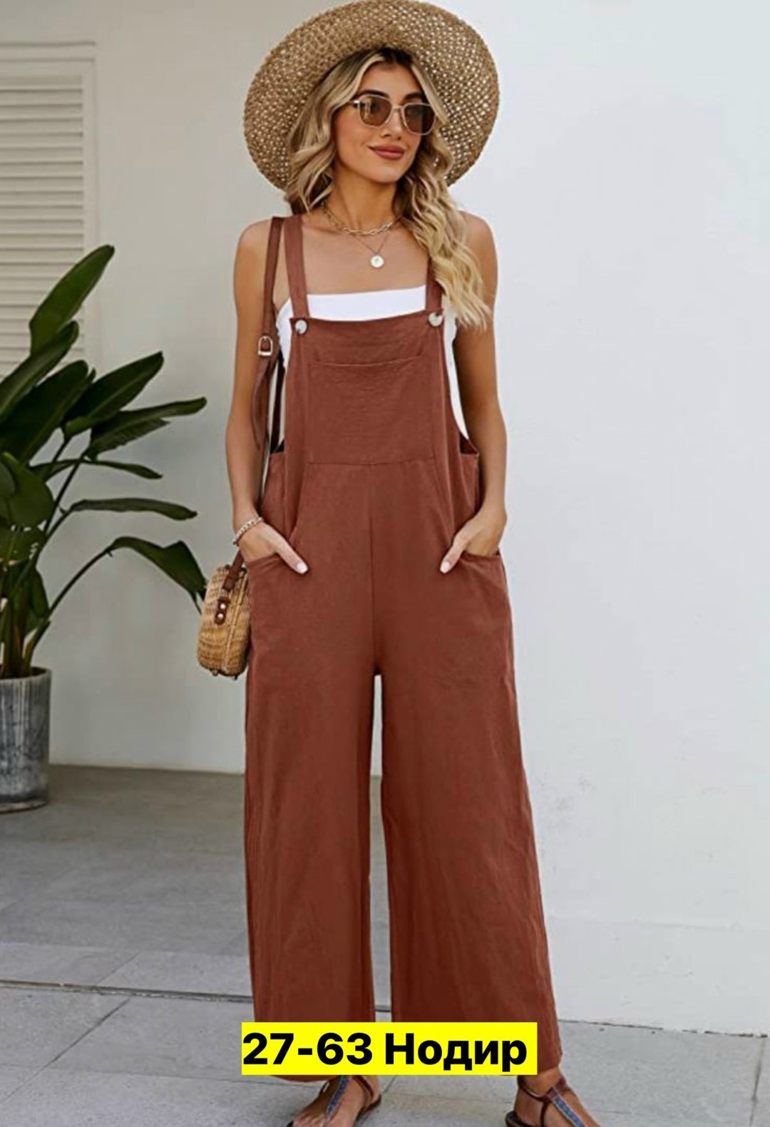 комбинезон женский,комбинезон с карманами,комбинезон повседневный,женский свободный комбинезон,комбинезон