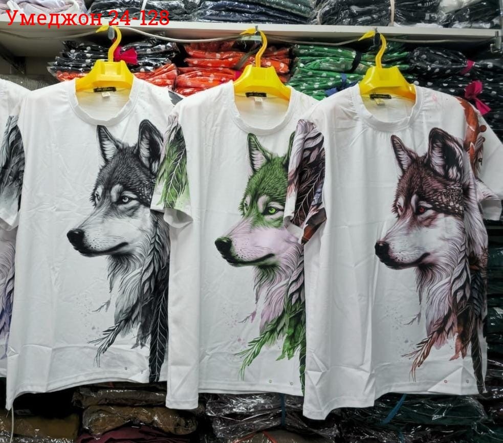 футболки мужские,мужская футболка с принтом волка,футболка мужская повседневная с 3d-принтом и рисунком волка,футболки с принтом волка для мужчин,футболка с рисунком волка