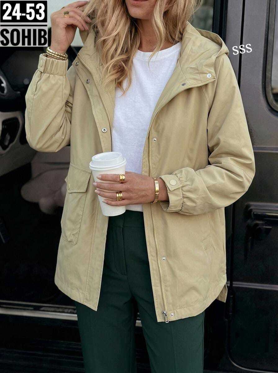 ветровка удлиненная с капюшоном,ветровка женская,женская куртка,куртка демисезонная,модная куртка