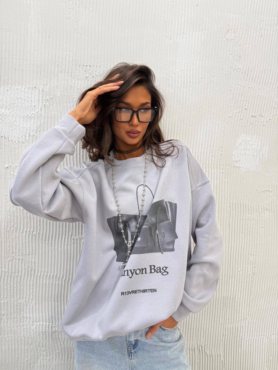 свитшот женская,свитшот и толстовка,свитшот оверсайз с вышивкой assertive,свитшот женский толстовка,свитшот базовый оверсайз