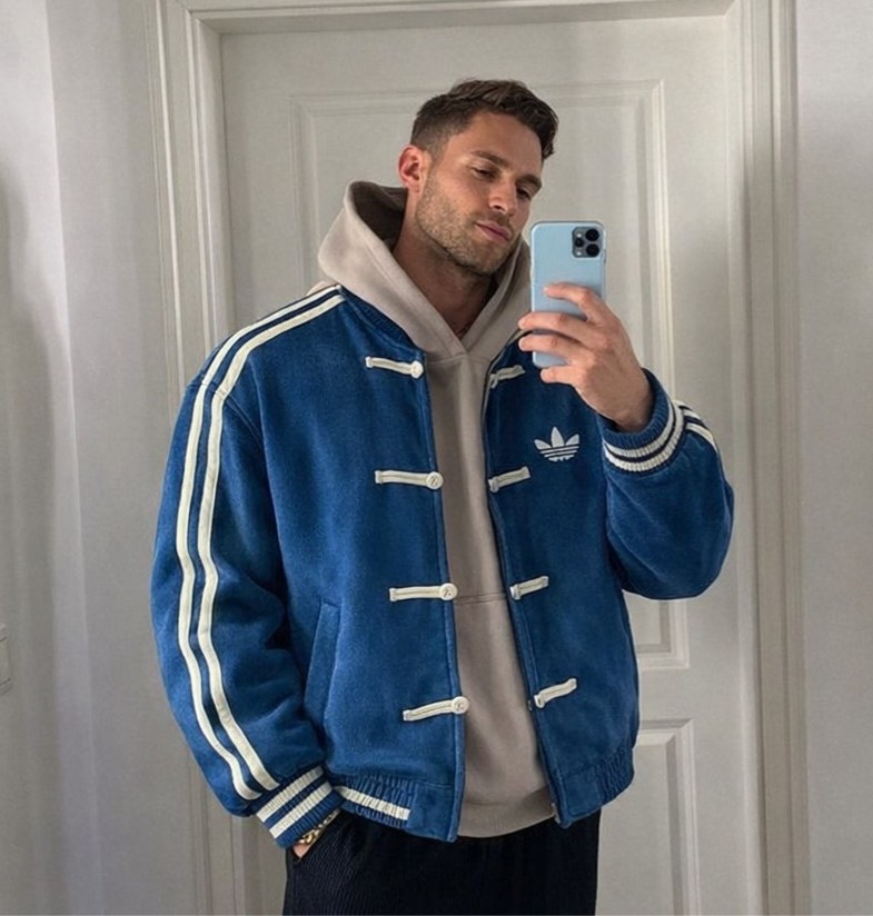 мужская лёгкая куртка,куртка синия,куртка,adidas chinese new year jacket,бомбер замшевый куртка оверсайз модный жакет
