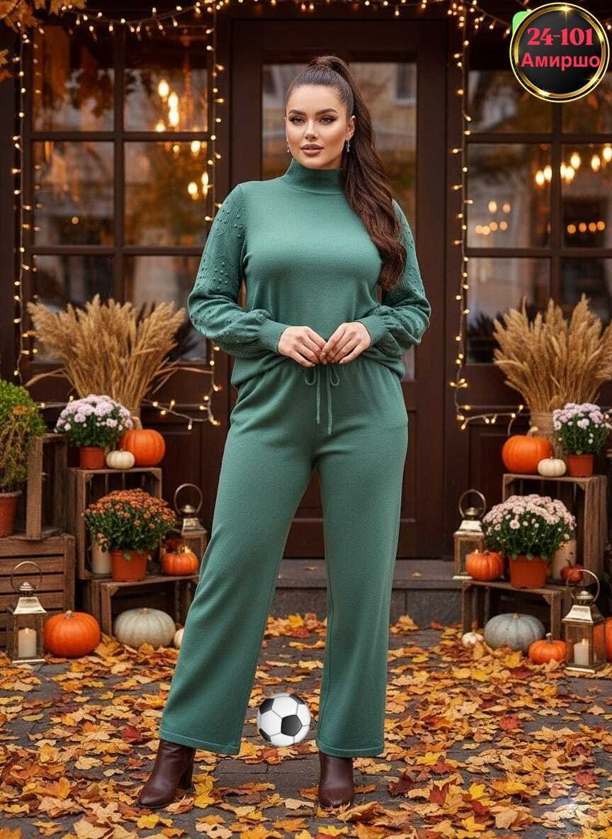 костюм трикотажный,костюм с брюками,костюм на каждый день,женские костюмы брючные,костюм женский теплый вязаный брючный