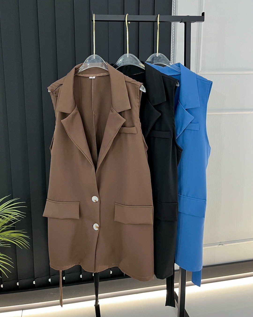 жилет костюмный жюлли (шоколад) б14488-4м,женский жилет,женская жилетка,жилет,жилет с поясом