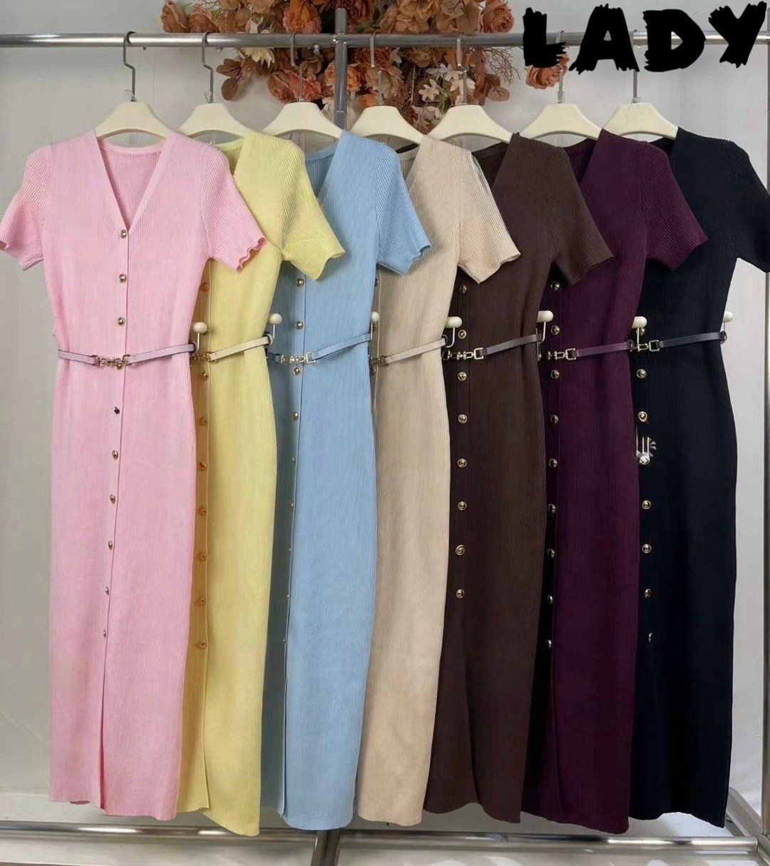 трикотажное платье,трикотажное миди платье,трикотажное платье миди с пуговицами спереди и ремнем в тон,элегантное платье,платье с пуговицами