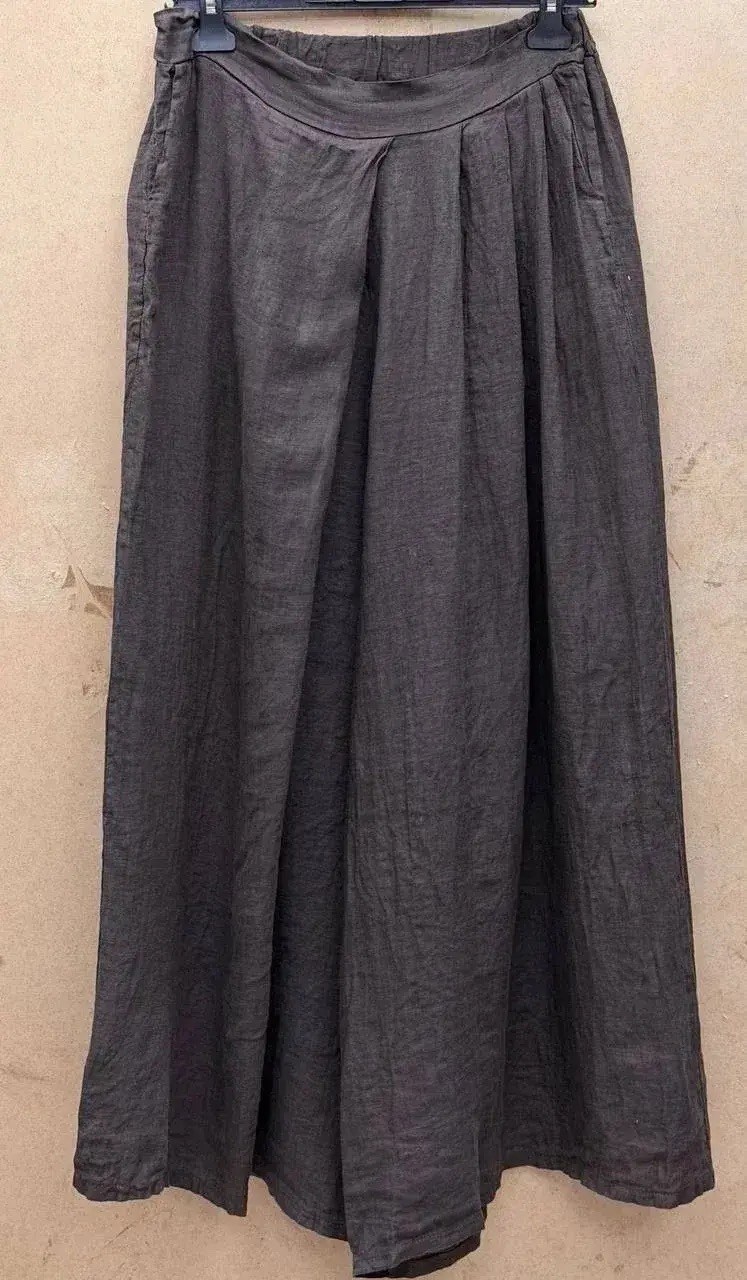 льняная юбка,юбка из льна,юбка макси из льна,льняные брюки-юбка кайрос,льняная длинная юбка