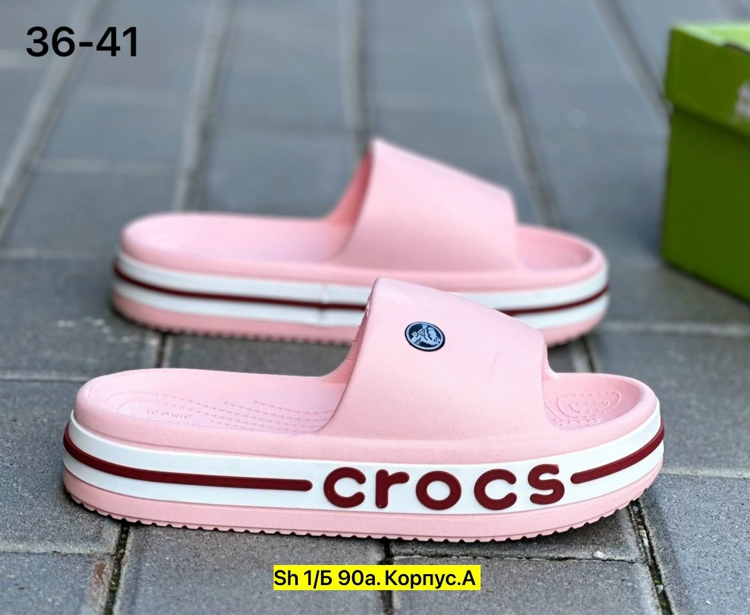 шлепанцы crocs,женские кроксы,шлепанцы женские,шлепанцы crocs bayaband slide,crocs женские