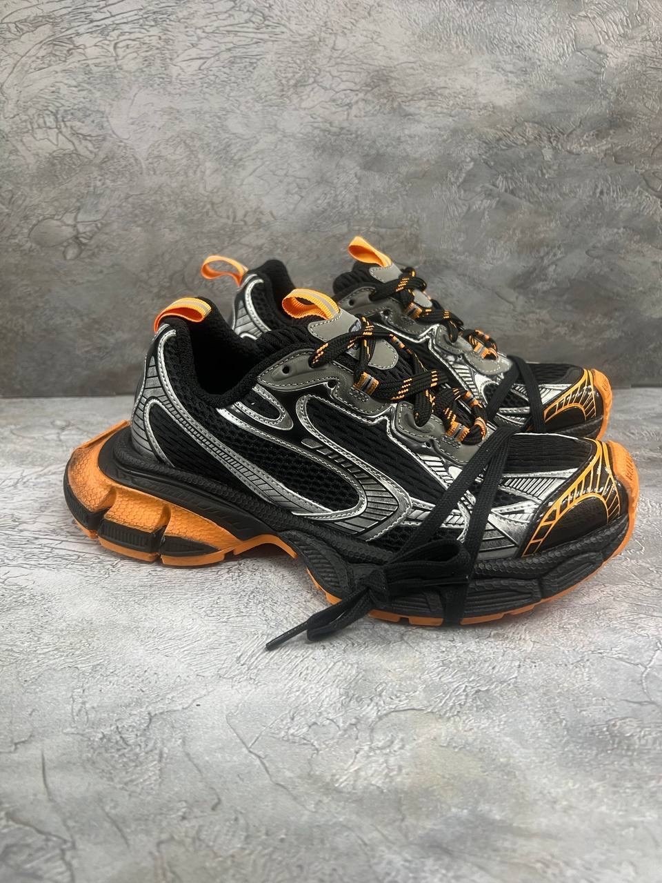 кроссовки balenciaga,кроссовки track 2 trainer orange black balenciaga,кроссовки 3 xl balenciaga,balenciaga ,balenciaga 3xl sneaker black orange