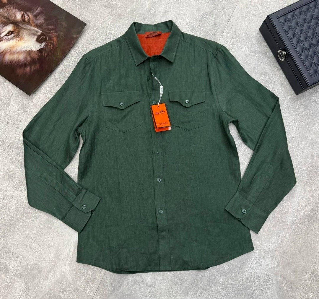 рубашка,рубашка мужская,рубашка зеленая,рубашка льняная,рубашка джинса