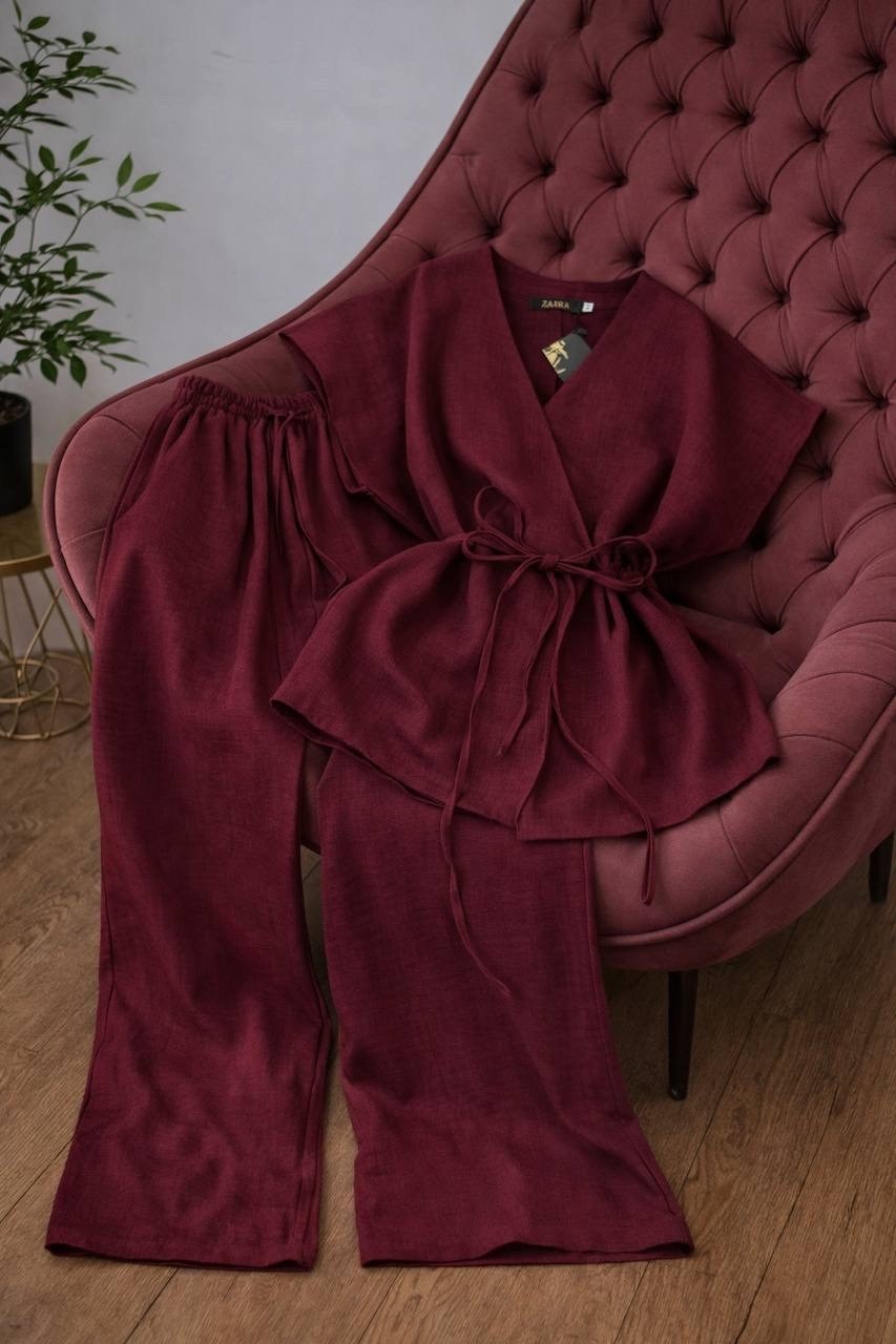 костюм льняной,брючный костюм льняной,комплект костюм,костюм женский