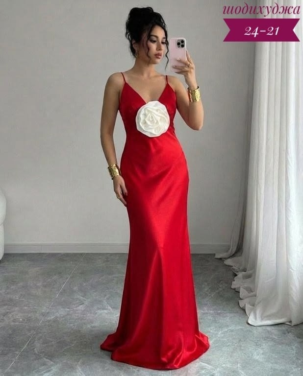 вечернее платье красное,вечернее платье,платье вечернее атласное,платье,платье нарядное вечернее праздничное в пол с разрезом dress no stress 132656984