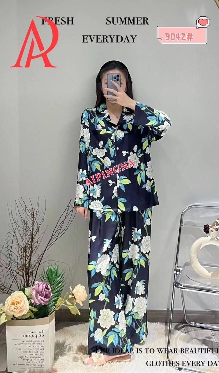 пижама женская,пижама женская со штанами шелковая домашний,пижама шелковая брючная костюм для дома грандтекстиль,комплект пижама,пижама для женщин