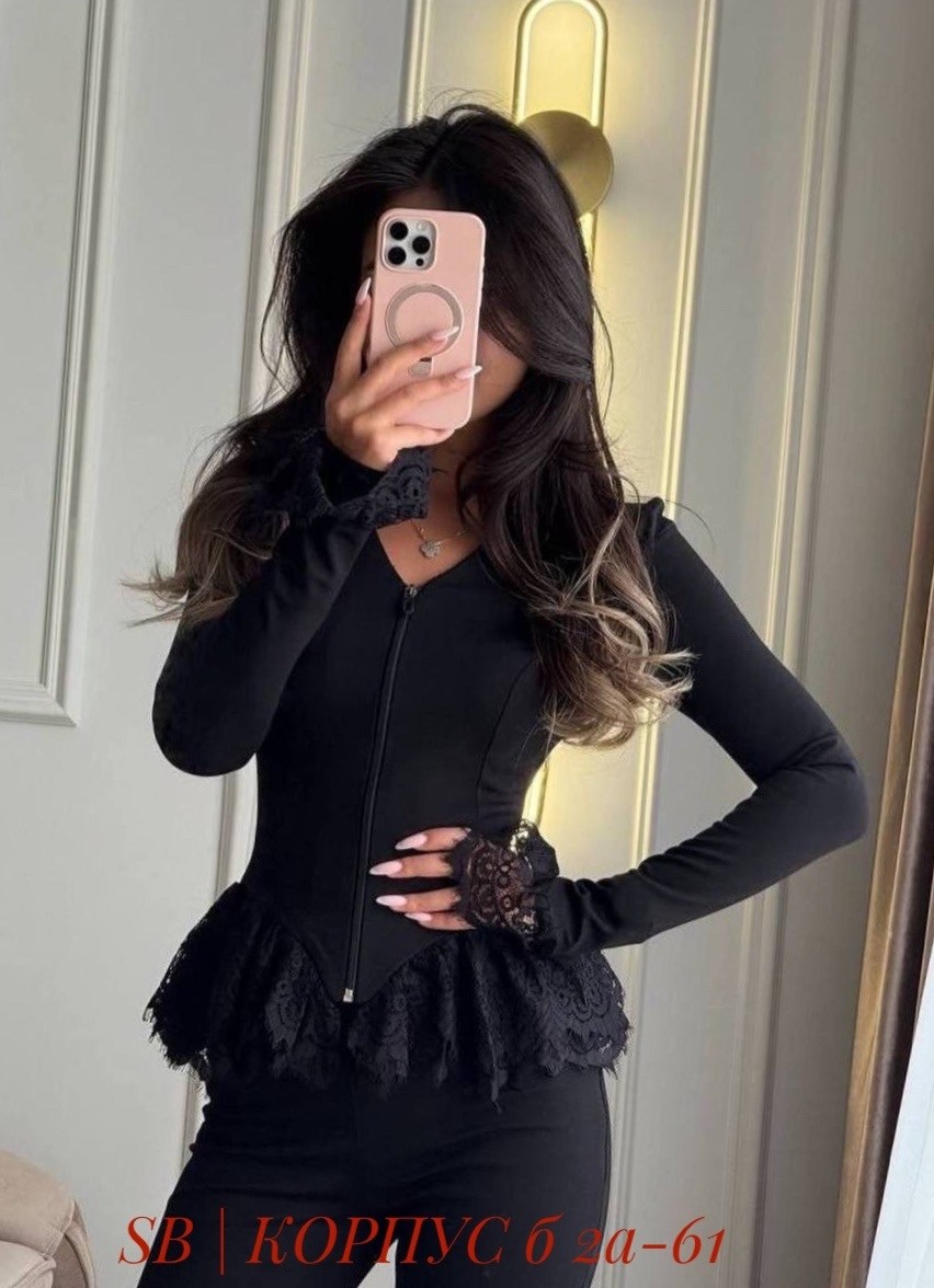 кофта с кружевом,блуза,,женские наряды