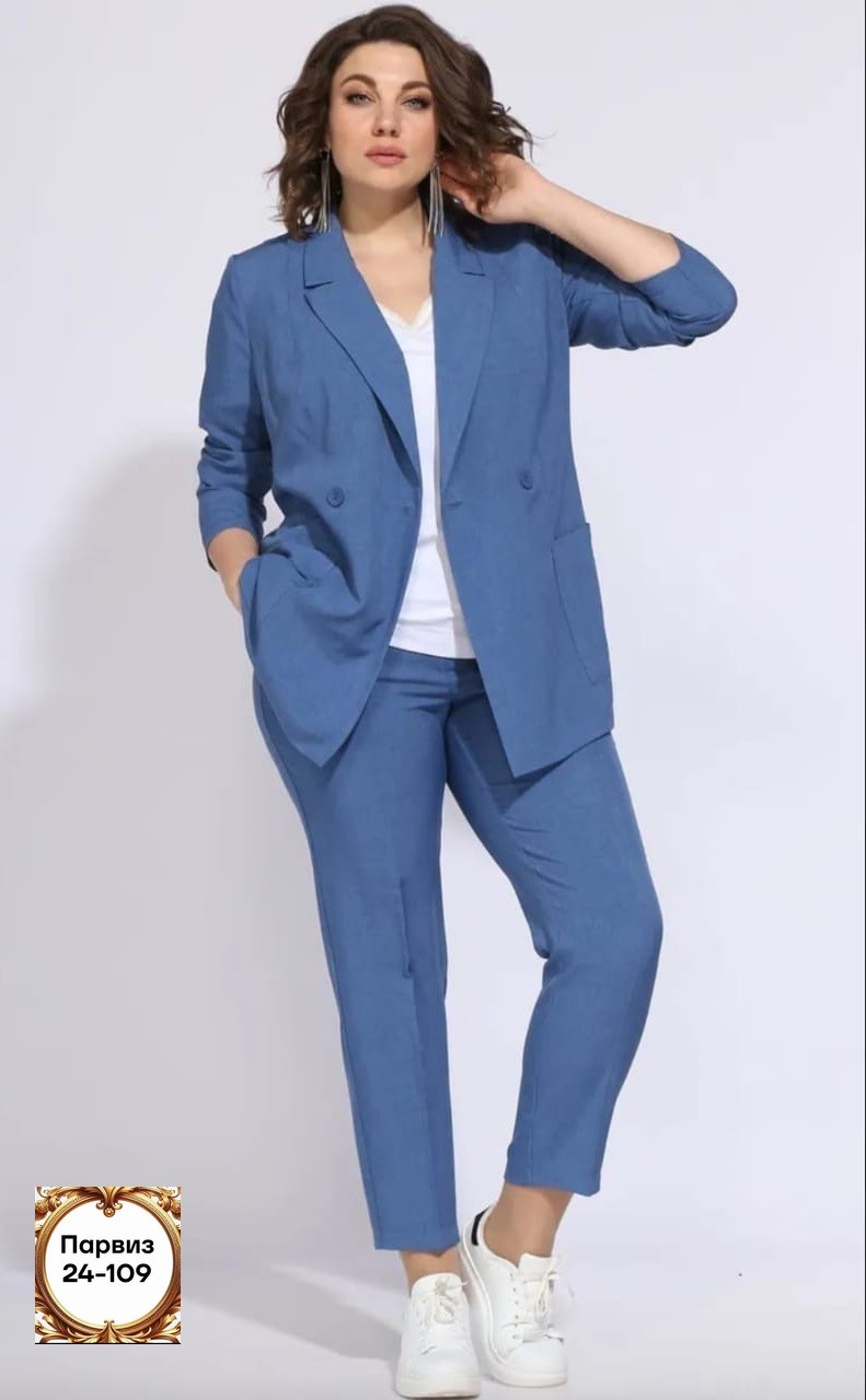 брючный костюм,костюм женский,мятный костюм женский,брючный костюм anastasia mak 1175 мятный,костюм женский брючный