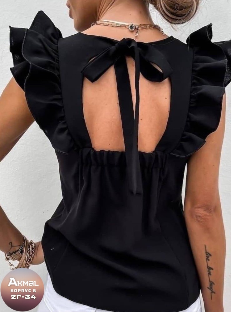 стильная блузка,блузка элегантная,блузка с подвеской,блузка с оборками,блузка с рюшами