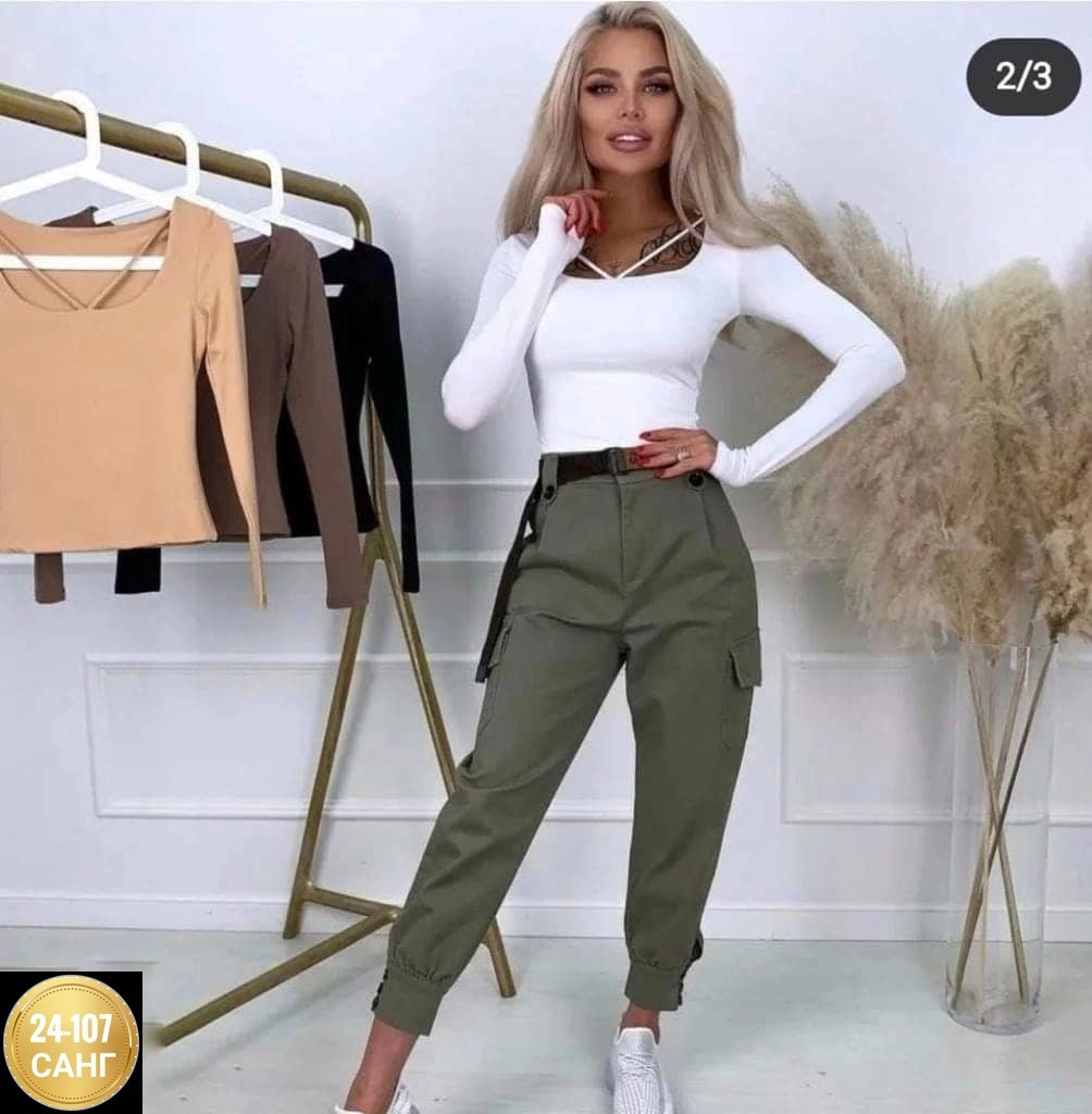 штаны брюки женские,джоггеры женские,модные брюки, ,брюки с поясом прямые