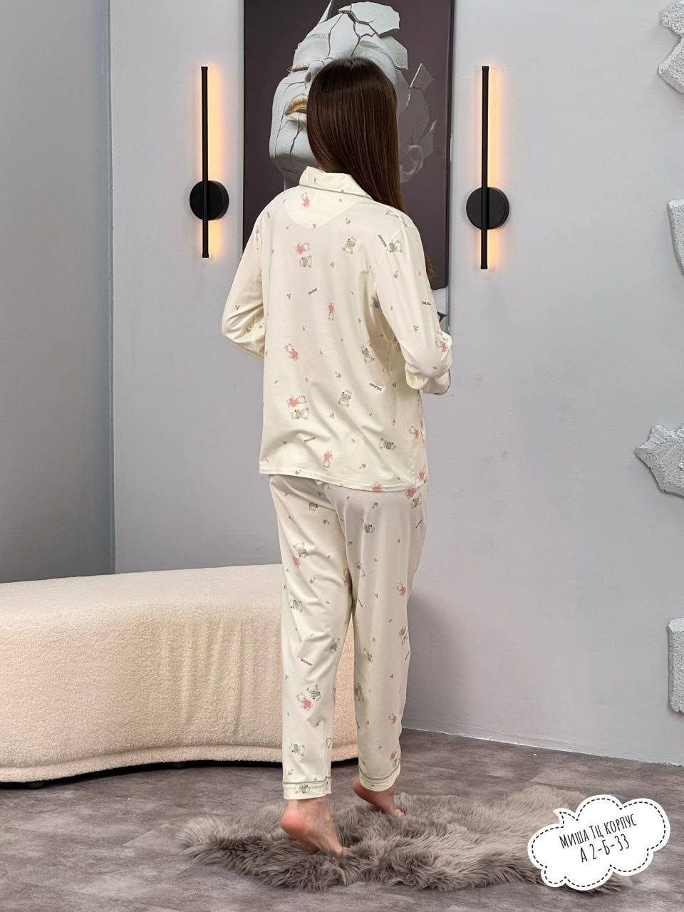 пижама женская,пижама,муслиновая пижама со штанами и рубашкой,пижама со штанами,комплект пижама