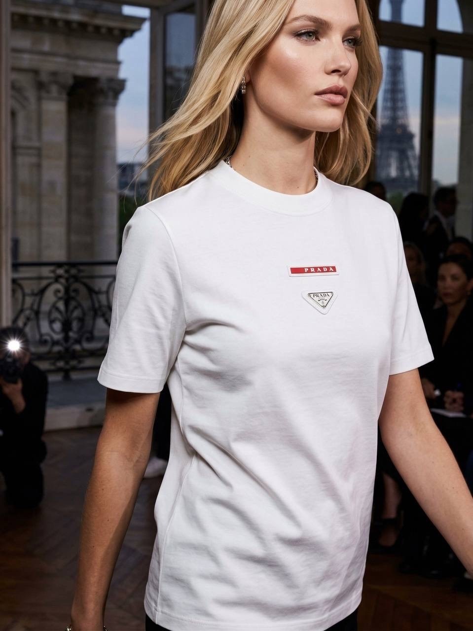 футболка prada,футболки женская,футболка prada milano,футболка с лого,футболка прада