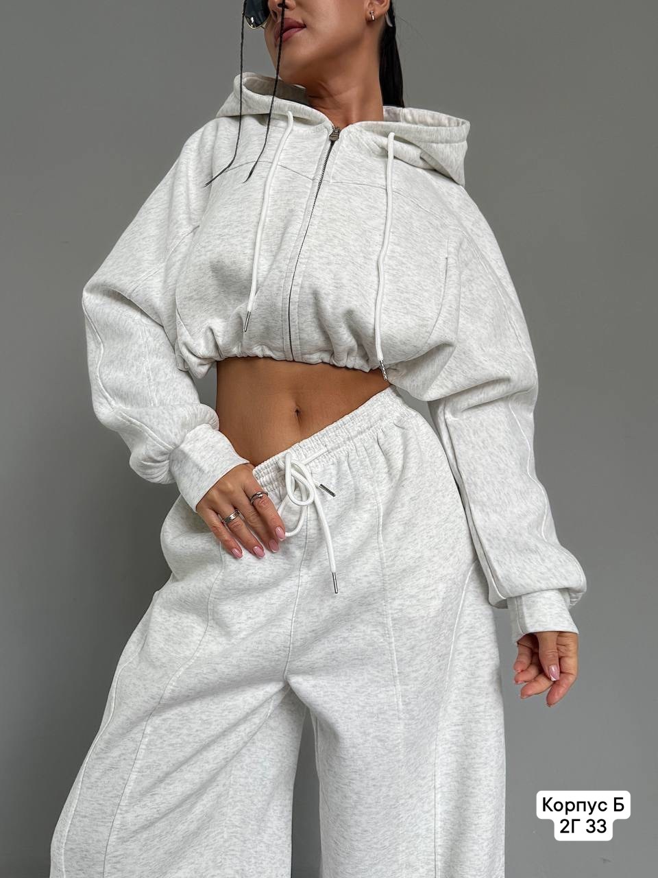 брючный костюм,спортивный костюм женский домашний оверсайз из футера,спортивный костюм женский домашний оверсайз из футера joe lo 39504511,костюм женский,штаны широкие