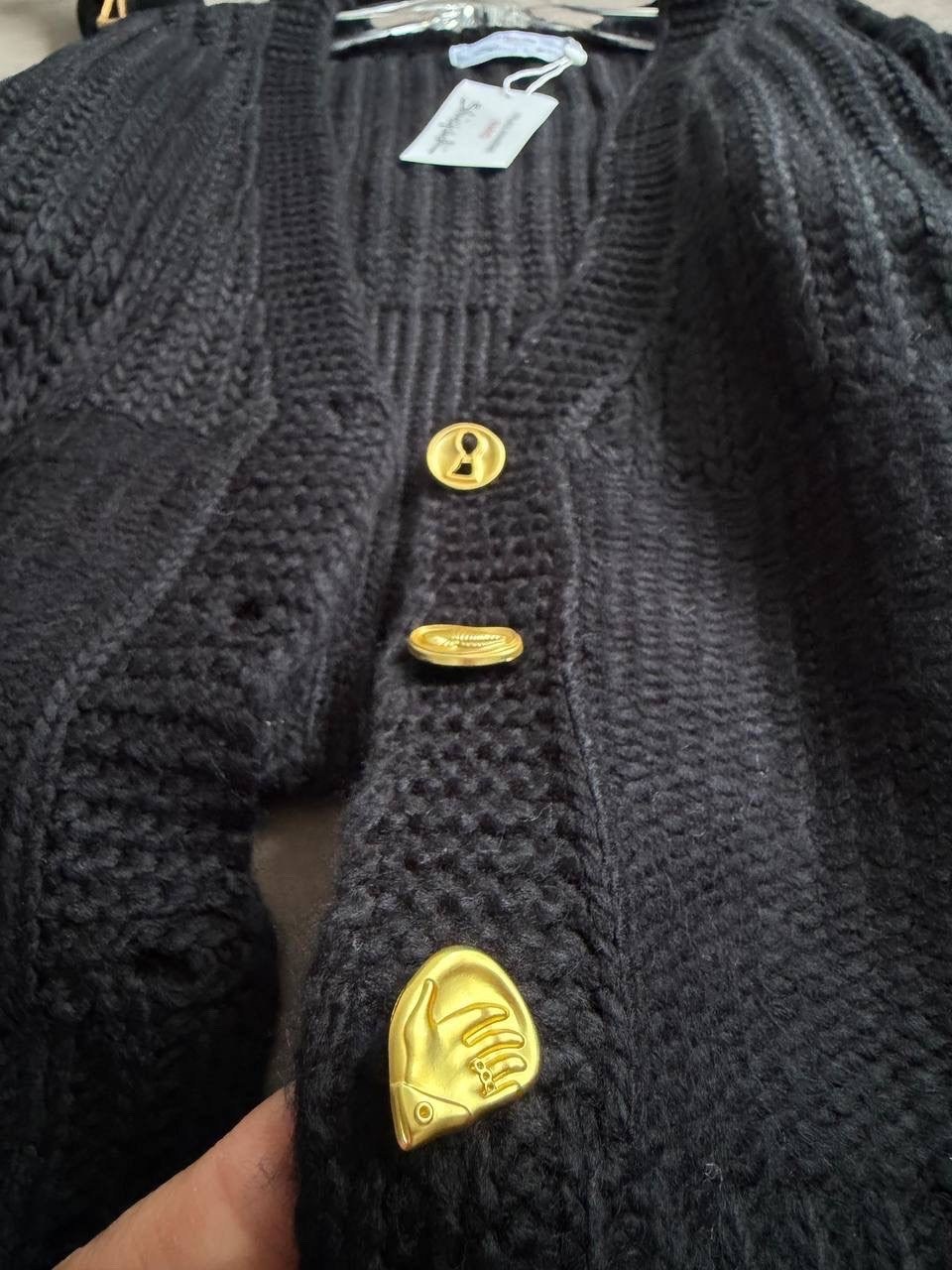черный кардиган женский на пуговицах вязаный,кардиган,кардиган женский вязаный,женский кардиган,кардиган вязаное