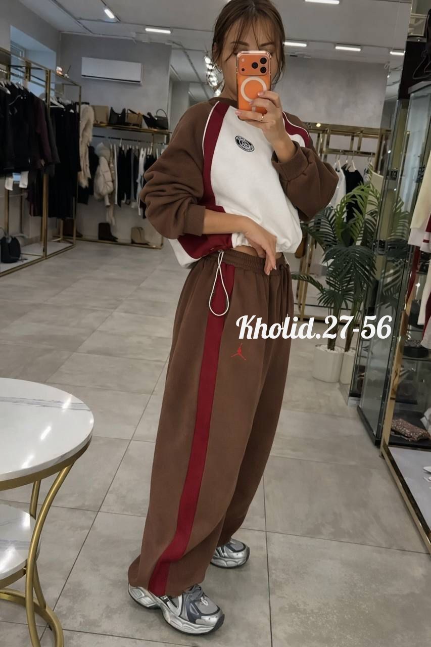 женский спортивный костюм,спортивный костюм,женские костюмы,спортивные брюки бананы свободные утепленные nesliwear,спортивные брюки