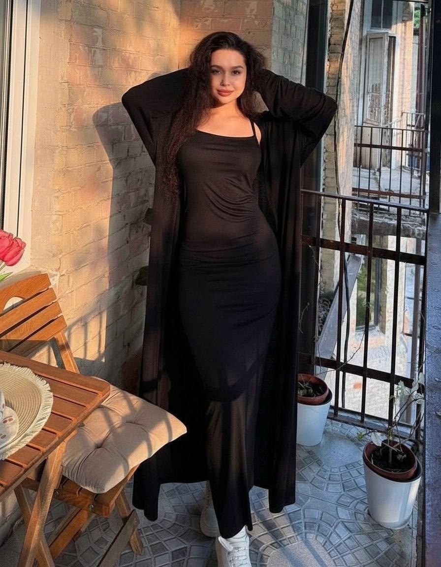 комплект кардиган,элегантные кардиганы,платье накидка,трикотажное платье,стильные костюмы